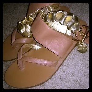 BCBGirls gold sandals! Size 7!